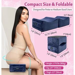 AOSSA Blue BBL Foldable Pillow